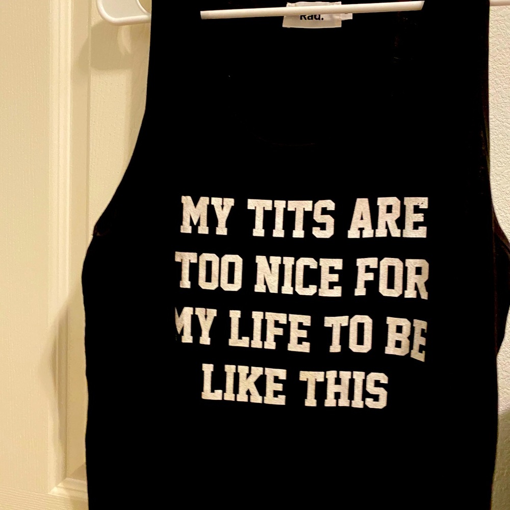 My tits are too nice for my life to be like this